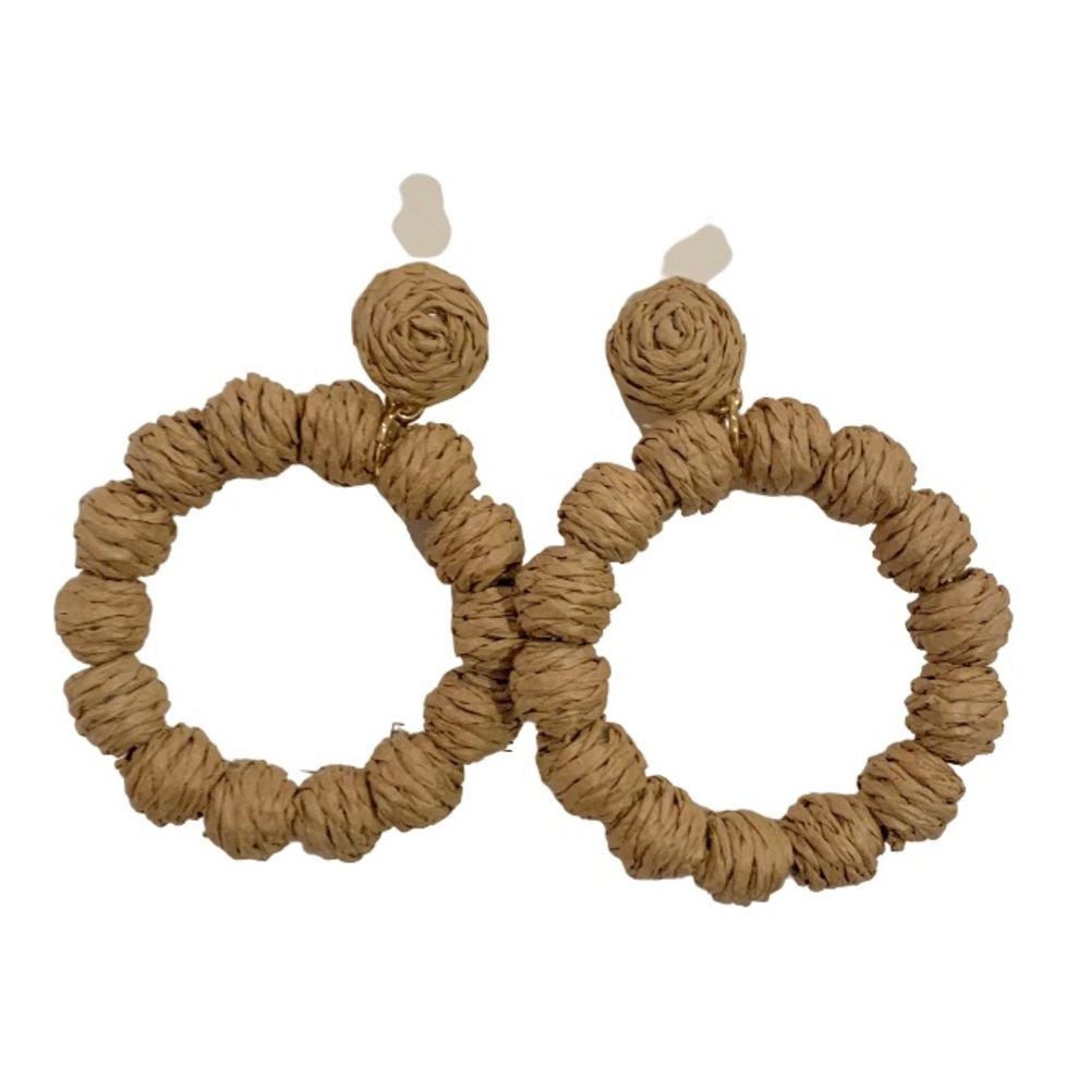 NEW - BOHO Ratton drop ball earrings - Picture 3 of 6